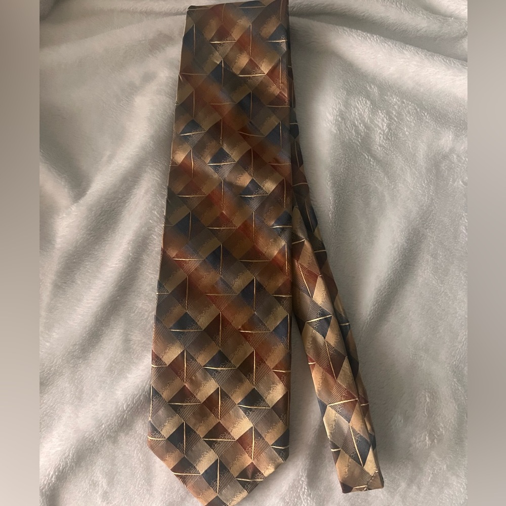 VINTAGE PAVONE SILK ITALIAN NECK TIE